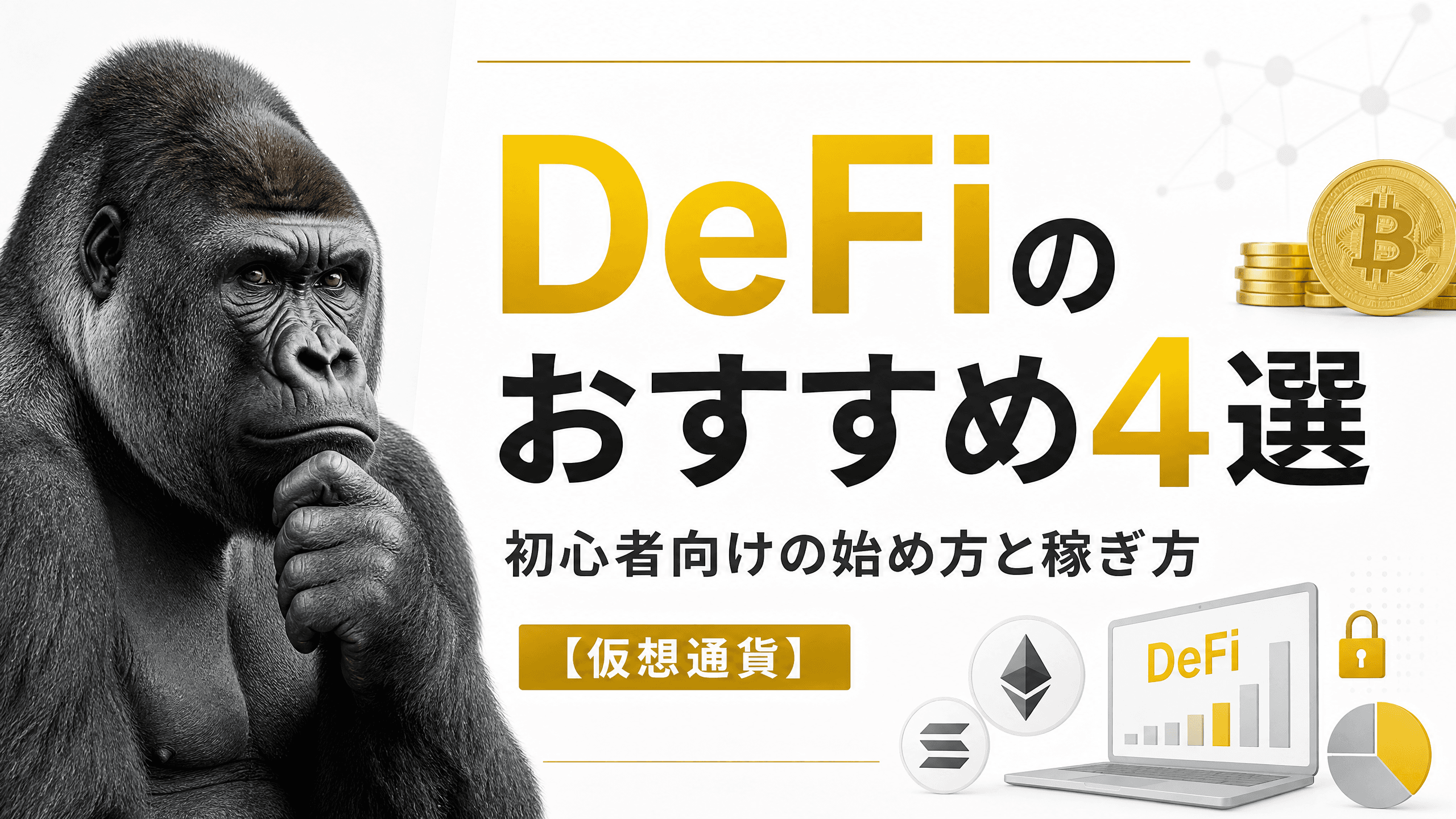 DeFiのおすすめ4選・初心者向けの始め方と稼ぎ方【仮想通貨】