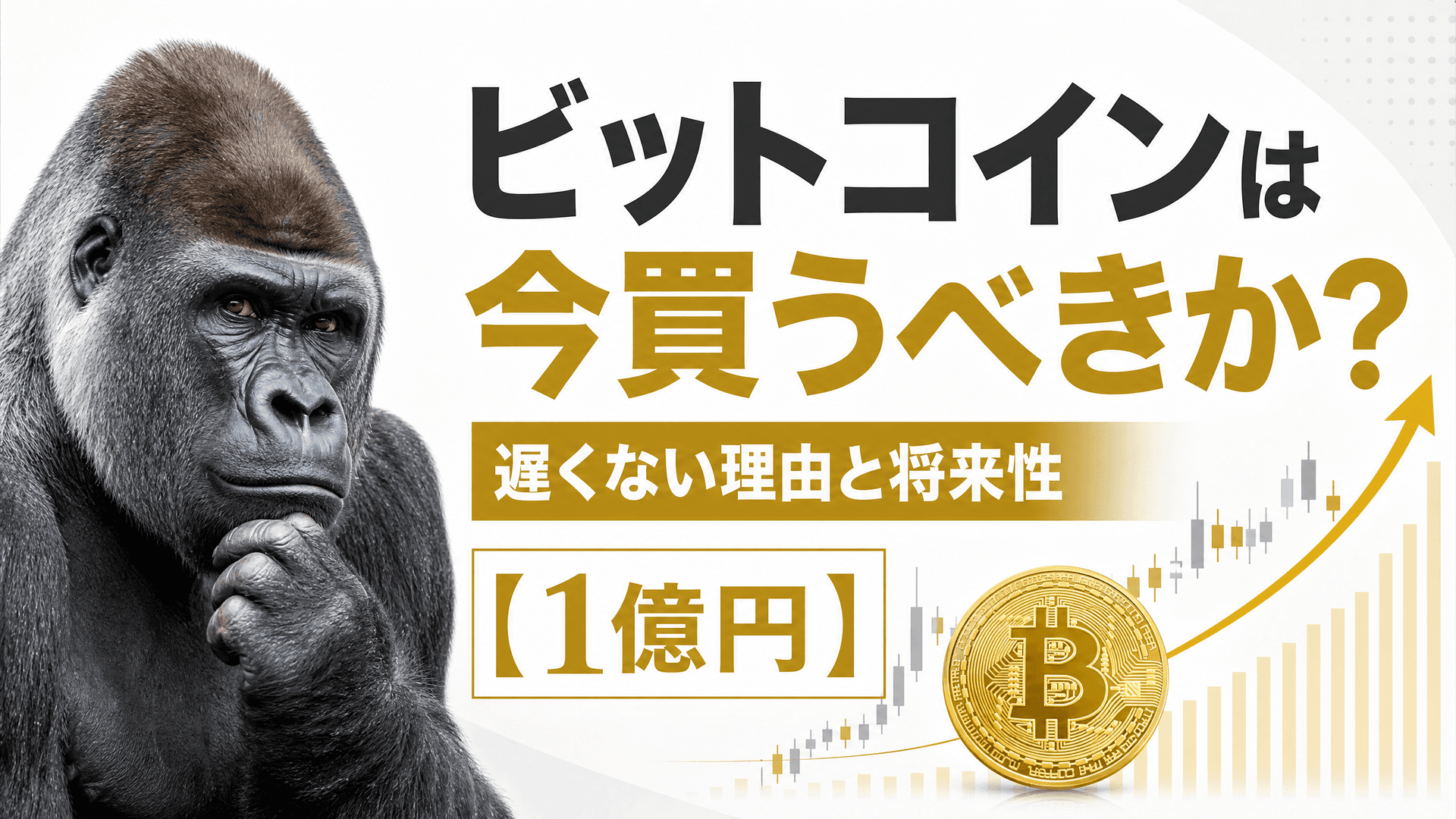 ビットコインは今買うべきか？遅くない理由と将来性【1億円】