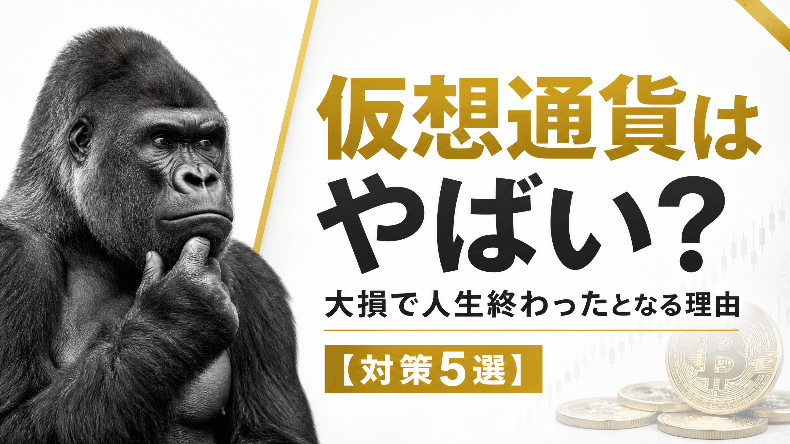 仮想通貨はやばい？大損で人生終わったとなる理由【対策5選】